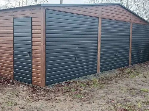 garaż 6x5 drewnopodobny