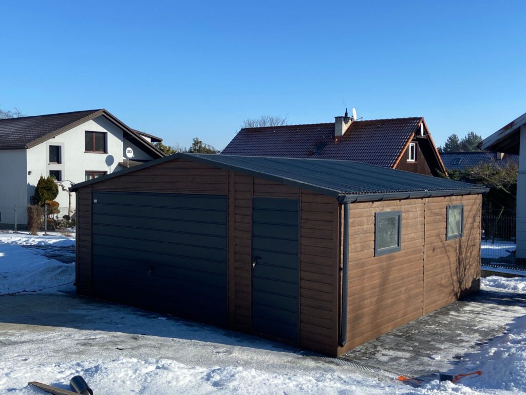 Garaż blaszany 6m x 5,8